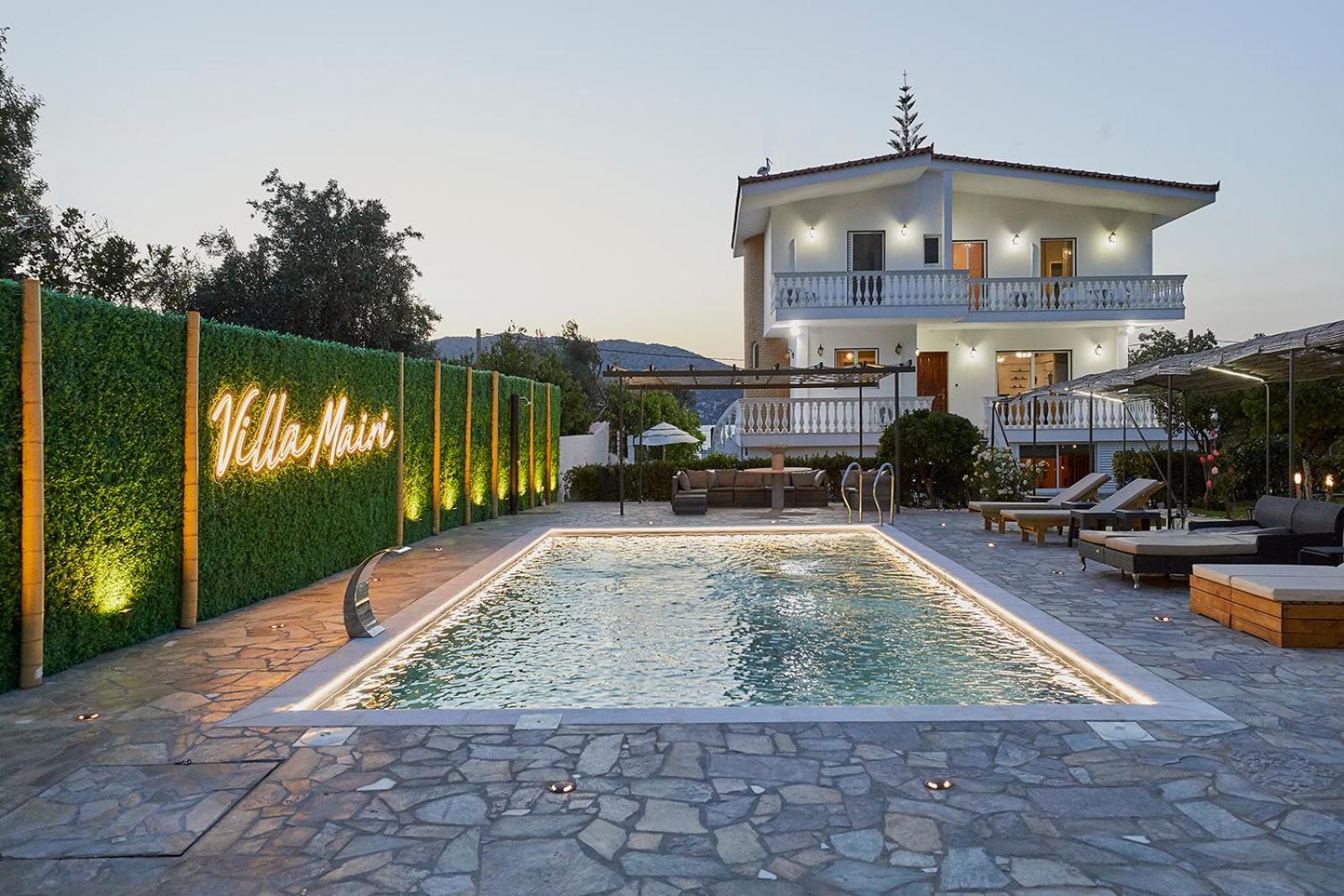 Villa Mairi - 2 Private Pools & Game Room Near Athens Salamís Eksteriør bilde